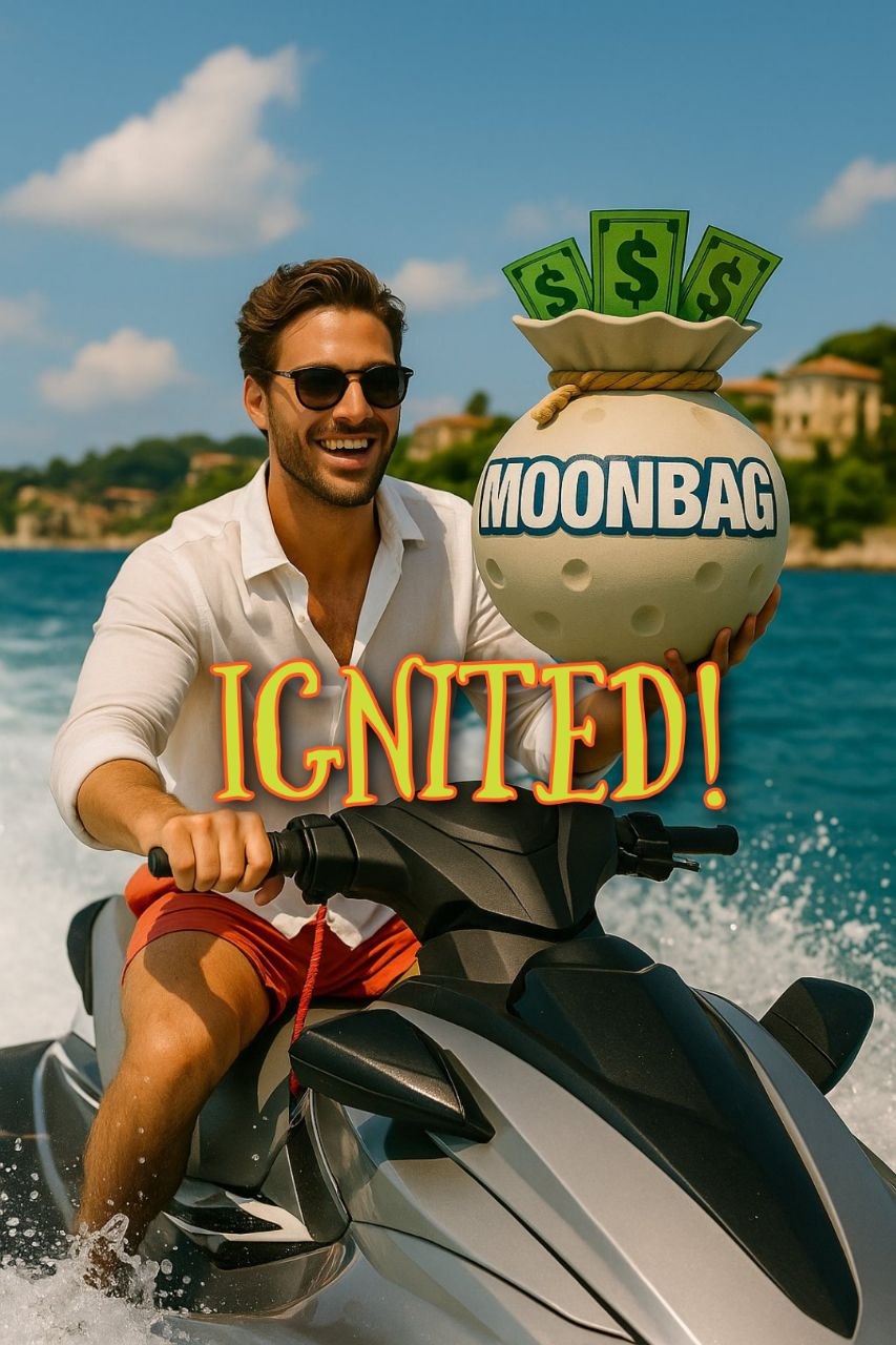 MOONBAG on the water